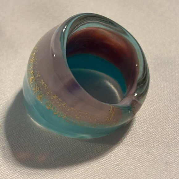 Murano Glass Ring - 5.5 - Picture 3 of 4